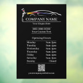 Professionele Auto Body Paint Shop Automotive Uren Raamsticker (Vel 3)