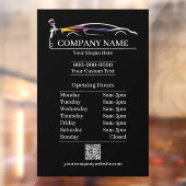 Professionele Auto Body Paint Shop Automotive Uren Raamsticker (Vel 2)