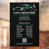 Professionele Auto Body Paint Shop Automotive Uren Raamsticker (Vel 2)