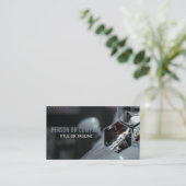 Professionele Auto Detailing Logo Mobile Car Wash Visitekaartje (Staand voorkant)