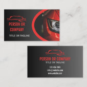 Professionele Auto Detailing Logo Mobile Car Wash Visitekaartje (Voorkant / Achterkant)