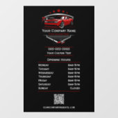 Professionele auto detaillering auto wassen Bedrij Raamsticker (Vel)