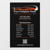 Professionele auto detaillering auto wassen Bedrij Raamsticker (Vel)