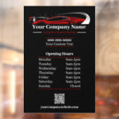 Professionele auto detaillering auto wassen Bedrij Raamsticker (Vel 2)