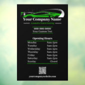 Professionele auto detaillering auto wassen Bedrij Raamsticker (Vel 3)