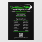 Professionele auto detaillering auto wassen Bedrij Raamsticker (Vel)