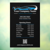 Professionele auto detaillering auto wassen Bedrij Raamsticker (Vel 3)