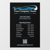 Professionele auto detaillering auto wassen Bedrij Raamsticker (Vel)