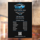 Professionele auto detaillering auto wassen Bedrij Raamsticker (Vel 2)