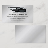 Professionele auto met automatische informatie ove visitekaartje (Voorkant / Achterkant)