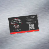 Professionele auto reparatie, Auto Mechanic Magnetisch Visitekaartje (Voorbeeld)