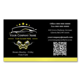 Professionele auto reparatie, Auto Mechanic Magnetisch Visitekaartje