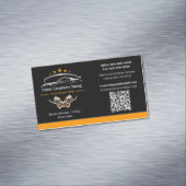 Professionele auto reparatie, Auto Mechanic Magnetisch Visitekaartje (Voorbeeld)