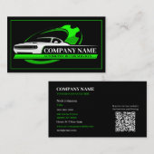 Professionele auto reparatie, Auto Mechanic Visitekaartje (Voorkant / Achterkant)