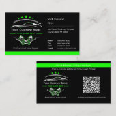 Professionele auto reparatie, Auto Mechanic Visitekaartje (Voorkant / Achterkant)