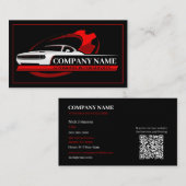 Professionele auto reparatie, Auto Mechanic Visitekaartje (Voorkant / Achterkant)