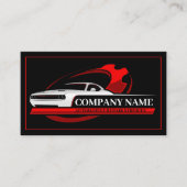 Professionele auto reparatie, Auto Mechanic Visitekaartje (Voorkant)