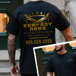 Professionele Auto Reparatie Cool Mannelijke Mecha T-shirt<br><div class="desc">Maak een sterke uitspraak met de Professional Auto Repair Cool Masculine Mechanic T-Shirt, speciaal ontworpen voor auto reparatie winkels en hun teams. Met een gedurfde, mannelijke logo is dit T-shirt ideaal voor het verbeteren van het professionele afbeelding van uw bedrijf. Het ontwerp is zowel aan de voor- als achterkant te...</div>