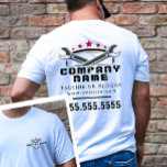 Professionele Auto Reparatie Koele Rode Logo Mecha T-shirt<br><div class="desc">Laat uw auto-reparatiebedrijf zien met het Professional Auto Repair Cool Red Logo Mechanic T-Shirt, ontworpen om een gedurfde uitspraak te doen. Dit hoogwaardige t-shirt heeft een opvallende rode kleur die de aandacht trekt en ervoor zorgt dat uw team opvalt. De voor- en achterkant van het shirt zijn versierd met een...</div>