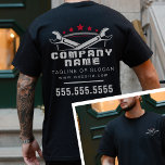 Professionele Auto Reparatie Logo Zwart Rood Mecha T-shirt<br><div class="desc">Verhoog de professionaliteit van uw team met het Professional Auto Repair Logo Black Red Mechanic T-Shirt, ontworpen om uw autoreparatiebedrijf met stijl en zelfvertrouwen te presenteren. Met een gedurfde, mannelijke logo in opvallend zwart en rood, is dit T-shirt ideaal voor medewerkers die een uniform nodig hebben dat zowel hun expertise...</div>