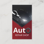 Professionele Auto Reparatie Shop QR Code Visitekaartje (Voorkant)