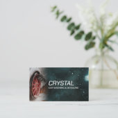 Professionele Auto Wassen en Auto Detailing Visitekaartje (Staand voorkant)