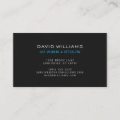 Professionele Auto Wassen en Auto Detailing Visitekaartje (Achterkant)