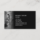Professionele Auto Wassen en Auto Detailing Visitekaartje (Achterkant)