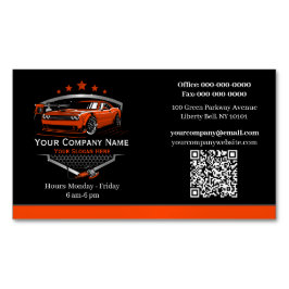 Professionele Autodetailing Autowasbedrijf Magnetisch Visitekaartje