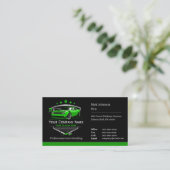 Professionele Autodetailing Autowasbedrijf Visitekaartje (Staand voorkant)