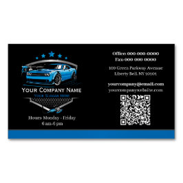 Professionele Autodetailing Autowasserij Magnetisch Visitekaartje