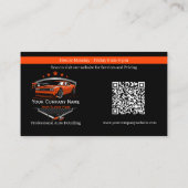 Professionele Autodetailing Autowasserij Visitekaartje (Achterkant)