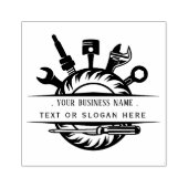 Professionele automonteur rubberstempel (Afrduk)