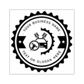 Professionele automonteur rubberstempel (Afrduk)
