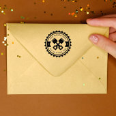 Professionele automonteur rubberstempel