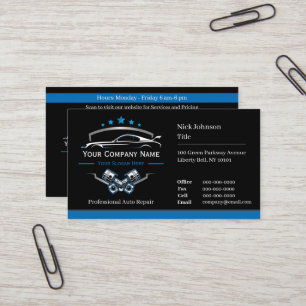 Professionele Automotive Reparatie, Auto Monteur Z Visitekaartje