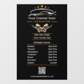 Professionele Autoreparatie, Openingstijden Raamsticker (Vel)