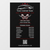 Professionele Autoreparatie, Openingstijden Raamsticker (Vel)