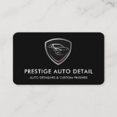 Professionele Autowas Autodetailing Service Visitekaartje (Voorkant)