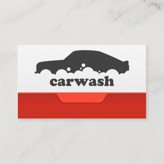 Professionele autowas & detaillering - Drukwas Visitekaartje (Achterkant)