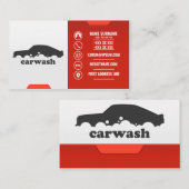 Professionele autowas & detaillering - Drukwas Visitekaartje (Voorkant / Achterkant)
