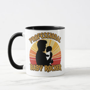Professionele Babyschommel Grappige Nieuwe Vader V Mok