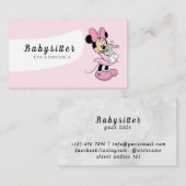Professionele babysitter diensten: Betrouwbare zor Visitekaartje (Voorkant / Achterkant)