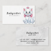 Professionele babysitter diensten: Betrouwbare zor Visitekaartje (Voorkant / Achterkant)
