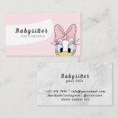 Professionele babysitter diensten: Betrouwbare zor Visitekaartje (Voorkant / Achterkant)
