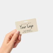 Professionele badge - aangepaste Logo - vervangend (Handheld)