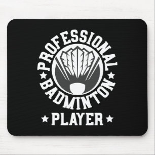 Professionele Badminton Speler Shuttle Gift T-shir Muismat