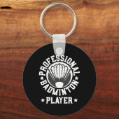 Professionele Badminton Speler Shuttle Gift T-shir Sleutelhanger (Voorkant)