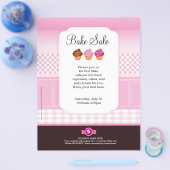 Professionele bake Sale Flyer op maat (Enkel)