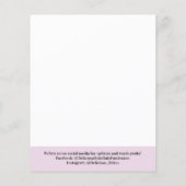 Professionele Bake Sale Fondsenwerving Flyer (Achterkant)